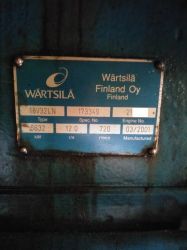 WARTSILA 18V32LN 8000KVA 60HZ 11400V 2001 X 4